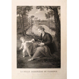 La Belle Jardinière de Florence. Parigi, Auguste Gaspard Louis Boucher-Desnoyers, 1841.