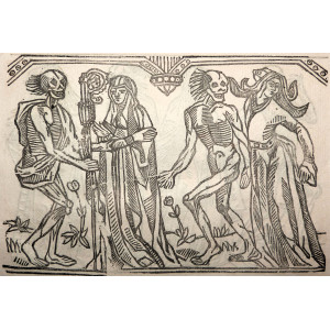 La Danza della Morte - La Danza Macabra. Parigi, 1570 - 1580 circa.