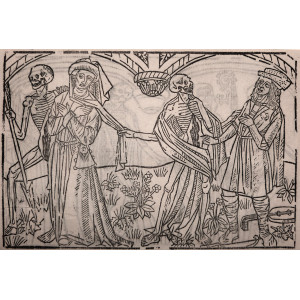 La Danza della Morte - La Danza Macabra. Parigi, 1570 - 1580 circa.