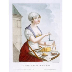 La marchande de beurre. Parigi, Basset, 1815 circa.