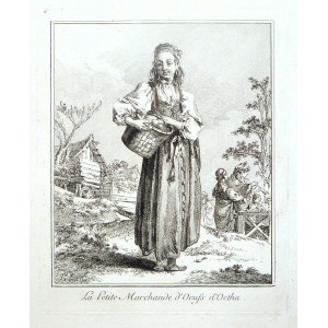 La petite marchande d'oeufs d'otcha. Parigi, Le Prince, 1765.