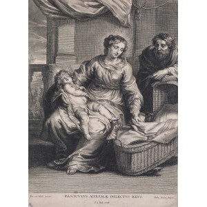 La Sacra Famiglia, Anversa, Peter de Balius, 1620 circa.