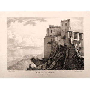 La Sacra verso settentrione. Sacra di S. Michele. Torino, Tipografia Chirio e Mina, 1829.