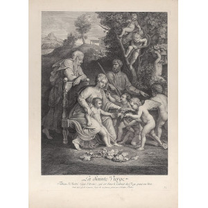 La Sainte Vierge. Parigi, Nicolas Henry Tardieu, 1729 circa.