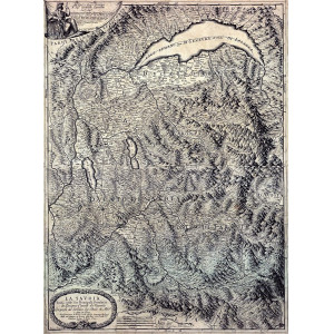 La Savoia divisa nelle due principali provincie. Roma, Domenico De Rossi, 1692.