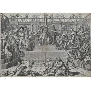 La strage degli innocenti. Roma, Gio. Giacomo Rossi, 1680 circa.