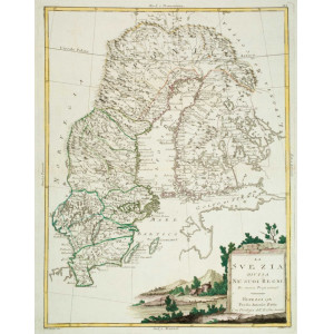 La Svezia divisa ne' suoi Regni. Venezia, Antonio Zatta, 1781.