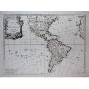 L’Amerique divisée en ses principaux Etats assujettie aux observations astronomique. Venezia, Remondini, 1784.