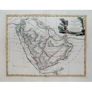  L’Arabia divisa in Petrea, Deserta e Felice. Venezia, Antonio Zatta, 1784.