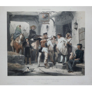 L'auberge du Gros Coq a Schopfheim. Parigi, Goupil & C., 1854.