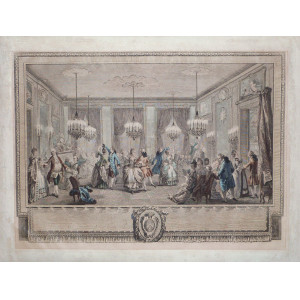 Le bal paré. Parigi, Antoine Jean Duclos, 1770 circa.