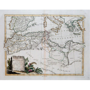 Le Coste di Barbaria ovvero i Regni di Marocco di Fez di Algeri di Tunisi di Tripoli. Venezia, Antonio Zatta, 1784.