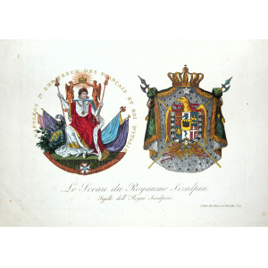 Le Sceau du Royaume Sizalpin. Parigi, Bance, 1797 - 1800 circa.