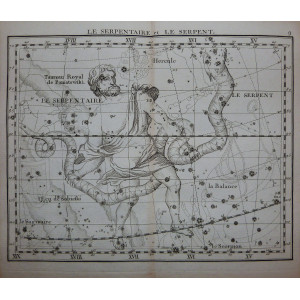 Le Serpentaire et le Serpent. Parigi, Jean Nicolas Fortin, 1776. 