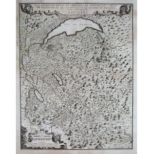 Les Duchez de Savoye de Chablais et de Genevois, les Comtez de Maurienne et de Tarantaise et la Baronie de Fausigny. Parigi, Nicolas De Fer, 1709.