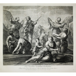 Les Israëlites recevillans la manne. Parigi, Jean Raymond, 1729.