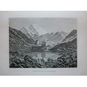 L’Hospice du S˕. Bernard. Basilea, Lucas Weber, 1825 circa.