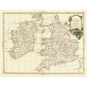 Li Regni d'Inghilterra e d'Irlanda. Venezia, Antonio Zatta, 1776.