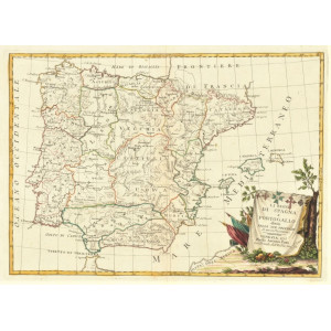 Li Regni di Spagna e Portogallo. Venezia, Antonio Zatta, 1775.