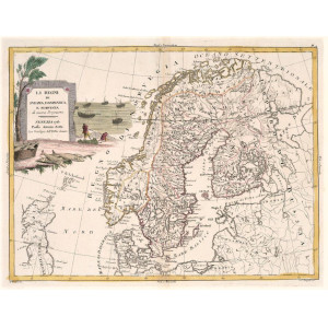 Li Regni di Svezia, Danimarca e Norvegia. Venezia, Antonio Zatta, 1781.