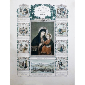 M.ª V.ͤ  S.ª della Consolata venerata in Torino. Torino, f.lli Reycend, 1840.