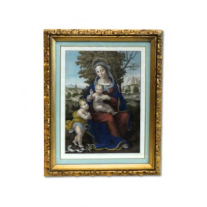 Madonna con Bambino e San Giovannino. Torino, Chirio e Mina, 1838.