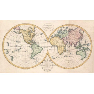 Mappe-monde ou carte générale de la terre. Parigi, Blondeau, 1809.