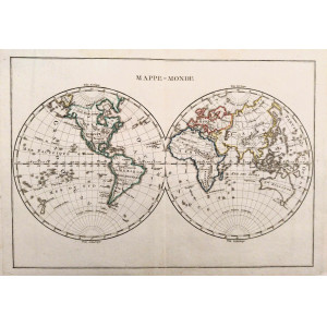 Mappe-monde. Parigi, Henry Tardieu & Laporte, 1804.