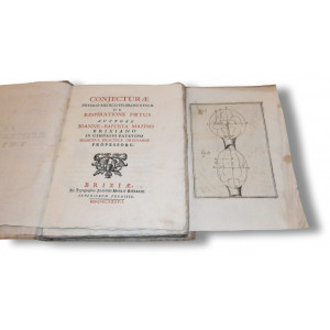 Mazzini, Giovanni Battista. Conjecturæ physico-medico-hydrostaticæ de respiratione foetus. Brescia, Giammaria Rizzardi, 1737.