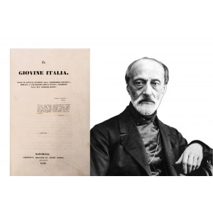 Mazzini, Giuseppe. La Giovine Italia. Serie di scritti intorno alla condizione politica, morale e letteraria dell’Italia, tendenti alla sua rigenerazione. Marsiglia, Tipografia Militare di Giulio Barile e Boulouch, 1832.