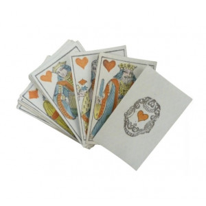 Mazzo di carte da gioco. Torino, V. Corband, 1850 circa.