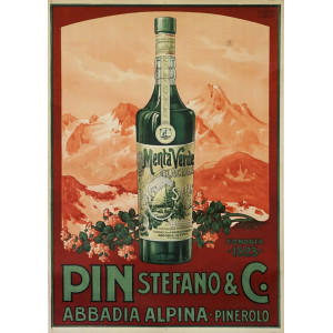 Menta Verde Glaciale - Pin Stefano & C. Abbadia Alpina - Pinerolo. Torino, Doyen, 1920-1930. 
