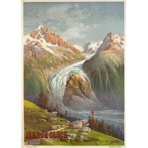 Mer de Glace (Mont Blanc, Savoie). Parigi, Hugo François d’Alési, 1898. 