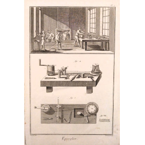 Metiers-Epinglier. Parigi, 1751-1772.