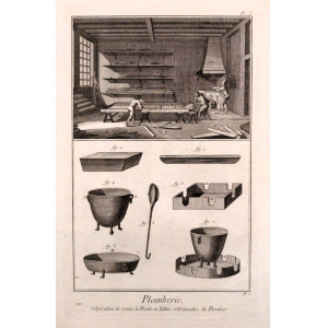 Metiers-Plomberie. Parigi, 1751-1772.