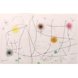 Mirò, Joan. L'Issue Derobée. Parigi, Maeght Éditeur, 1974.