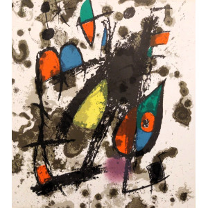 Mirò, Joan. Lithograph. Parigi, Maeght Editeur, 1975.