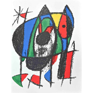 Mirò, Joan. Lithograph V. Parigi, Maeght Editeur, 1975.