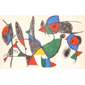 Mirò, Joan. Litografia IX. Parigi, Maeght Editeur, 1975.