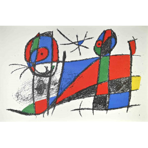 Mirò, Joan. Lithograph VI. Parigi, Maeght Editeur, 1975.