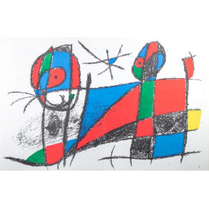 Mirò, Joan. Lithograph VI. Parigi, Maeght Editeur, 1975.