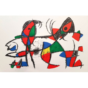 Mirò, Joan. Lithograph X. Parigi, Maeght Editeur, 1975.