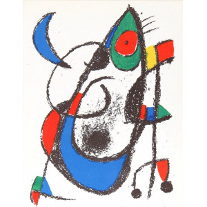 Mirò, Joan. Lithograph XI. Parigi, Maeght Editeur, 1975.