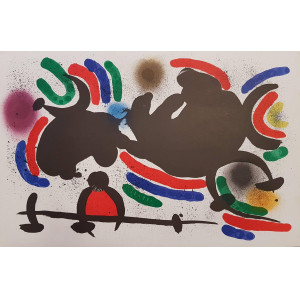 Mirò, Joan. Miró Lithographe - Plate IV. Parigi, A. C. Marzo & C., 1972.