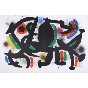 Mirò, Joan. Miró Lithographe - Plate VIII. Parigi, A. C. Marzo & C., 1972.