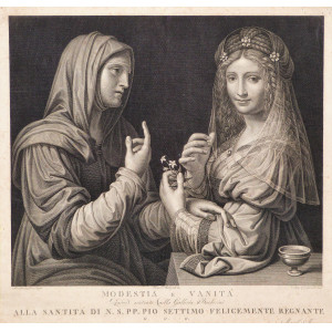Modestia e vanità. Roma, Angelo Campanella, 1800 circa.	