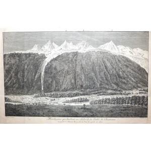 Montagnes qui bordent au sud-est la Vallée de Chamouni. Neuchâtel, Bourrit, 1786.