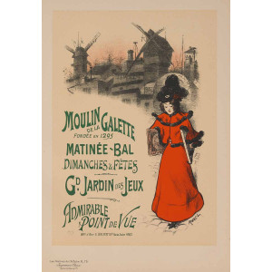 Moulin de la Galette - Les Maîtres de l'Affiche. Parigi, Imprimerie Chaix, 1897.