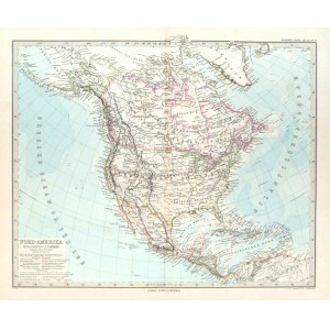 Nord-Amerika. Gotha, Justus Perthes, 1882.