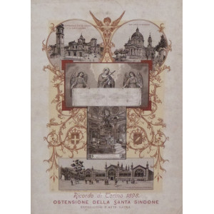 Ostensione della Santa Sindone. Milano, Stab. Pontficio A. Bertarelli, 1898.